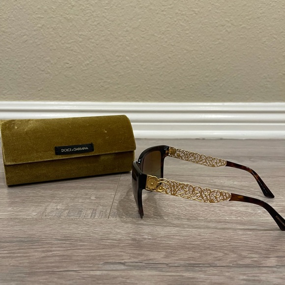 Dolce & Gabbana Havana Brown Sunglasses - Picture 3 of 6